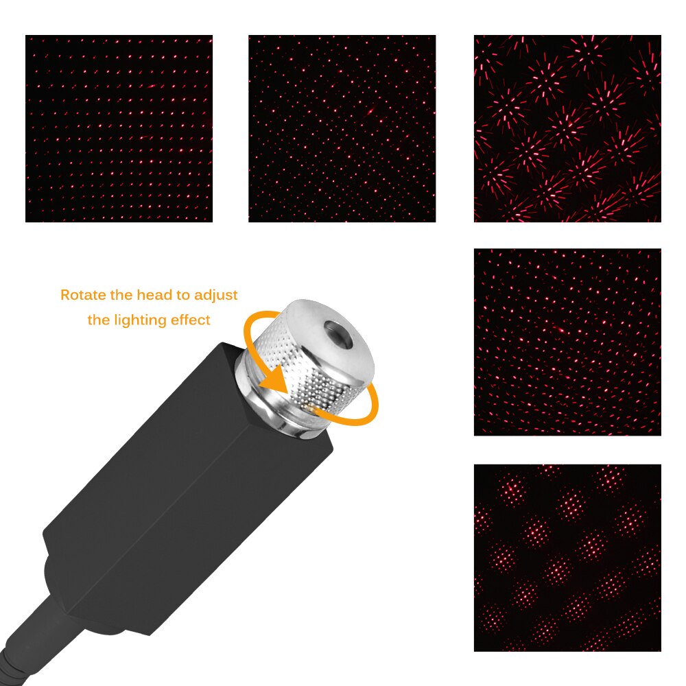 Onever Mini LED Car Roof Star Night Lights Projector Light Interior Ambient Atmosphere Galaxy Lamp Decoration Light USB Plug Onever Mini LED Car Roof Star Night Lights Projector Light Interior Ambient Atmosphere Galaxy Lamp Decoration Light USB Plug