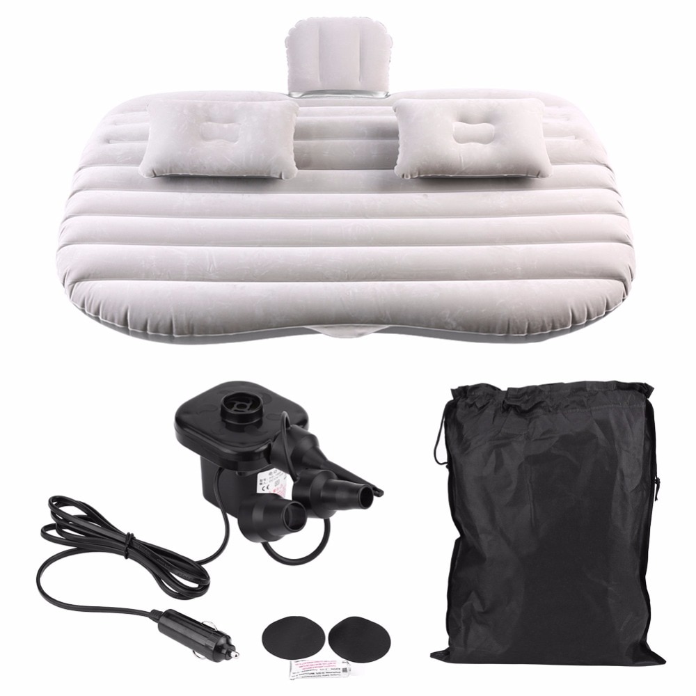 Car Air Mattress in Black and Grey Car Air Mattress in Black and Grey
